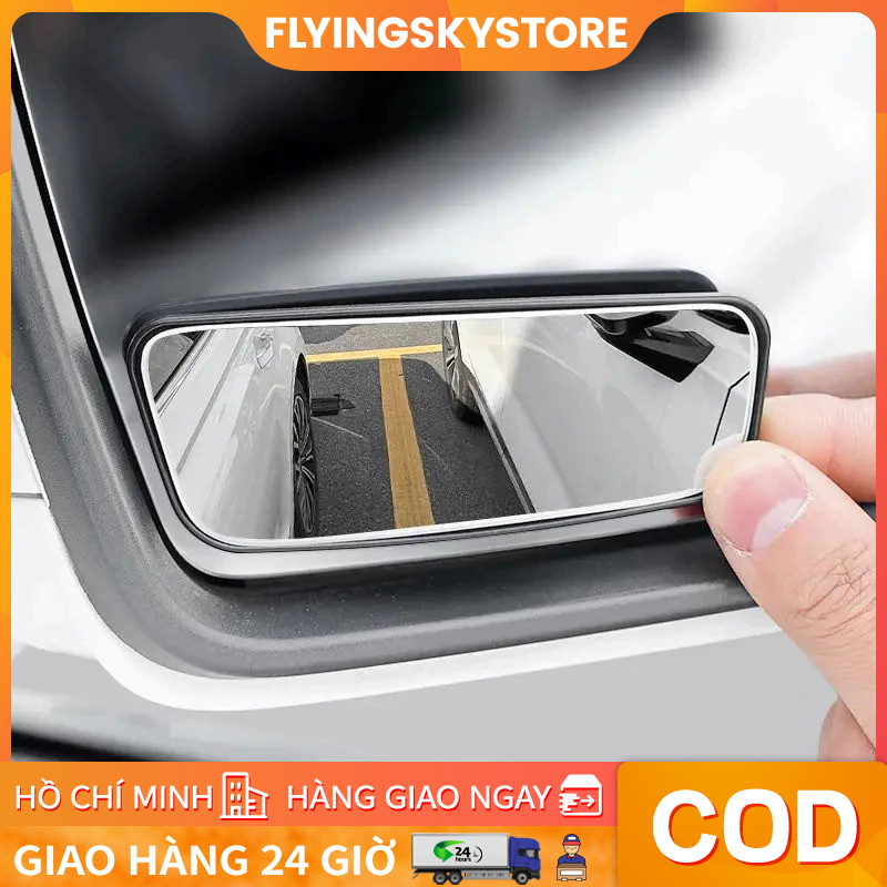 2 Chiếc 360 Độ Có Thể Điều Chỉnh Điểm Mù Gương Ô Tô Phụ Trợ Chiếu Hậu Gương lồi Khung Tròn Gương Góc Giá 73,755 Đồng*Miễn phí vận chuyển