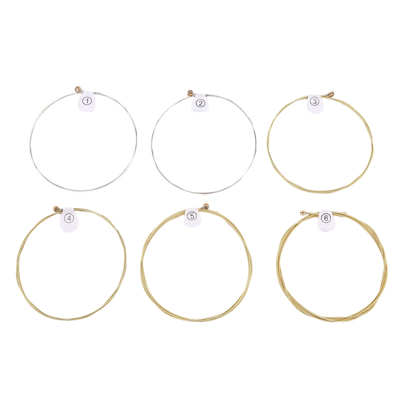 6 Strings/Set Acoustic Guitar Strings Musical Instruments Acoustic Guitar String Guitar Parts