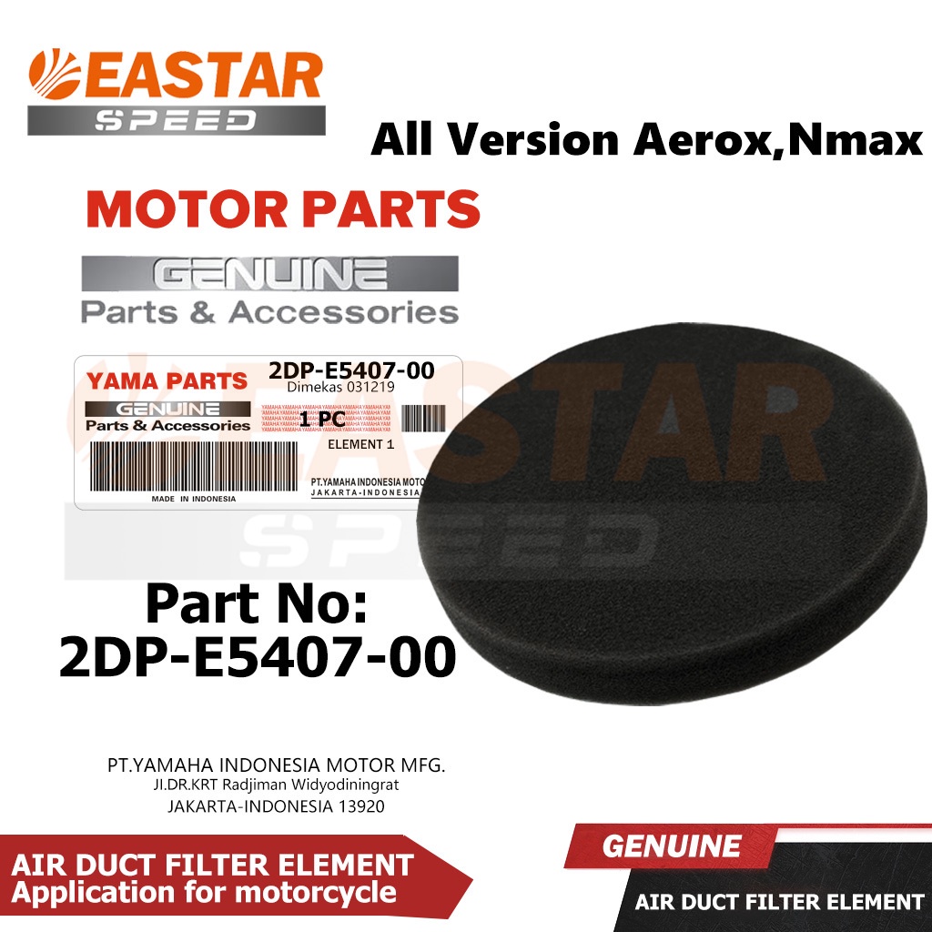 Air Duct Filter Element for All Version Aerox,Nmax