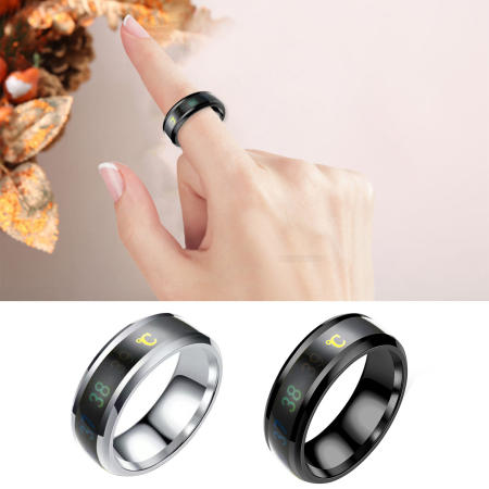 Smart Health Monitoring Titanium Ring for Men and Women