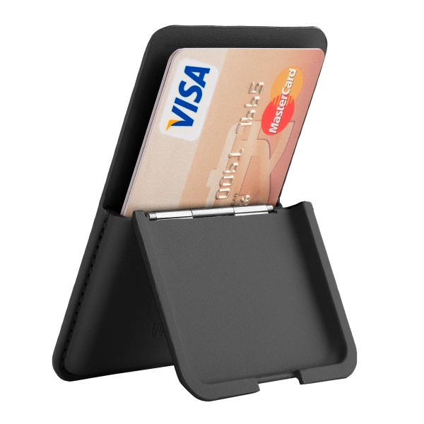 Wiwu mag magnetic suction magnetic leather card holder wallet mw