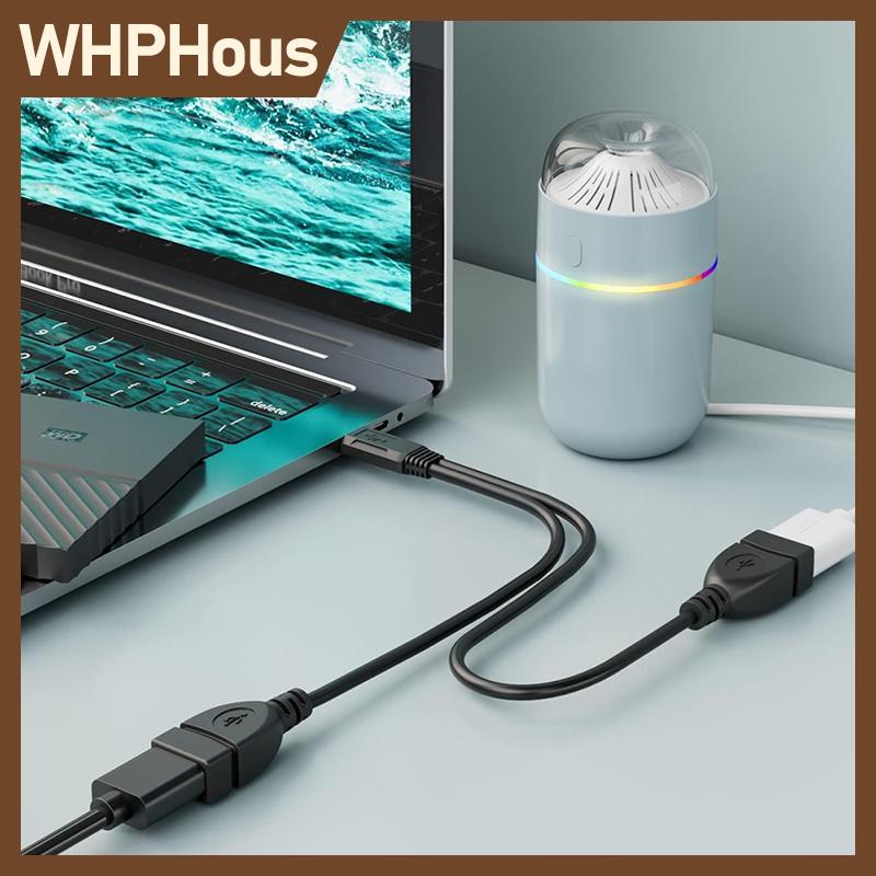 WHPHous USB 1 để 2 cáp dữ liệu di động kép sạc Splitter Adapter cho tốc độ cao chuyển làm việc nhà sinh viên sử dụng