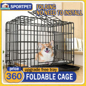 Heavy Duty Pet Cage with Poop Tray - New Pet Land