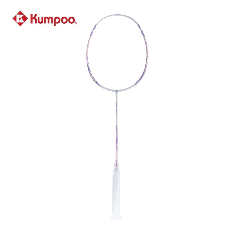 Vợt cầu lông Kumpoo Flower Partner chính hãng 4U carbon công thủ toàn diện căng sẵn 11.5kg tặng quấn
