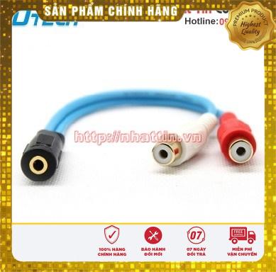 Cáp audio 3.5mm to 2 rca dtech dt-6210 chính hãng