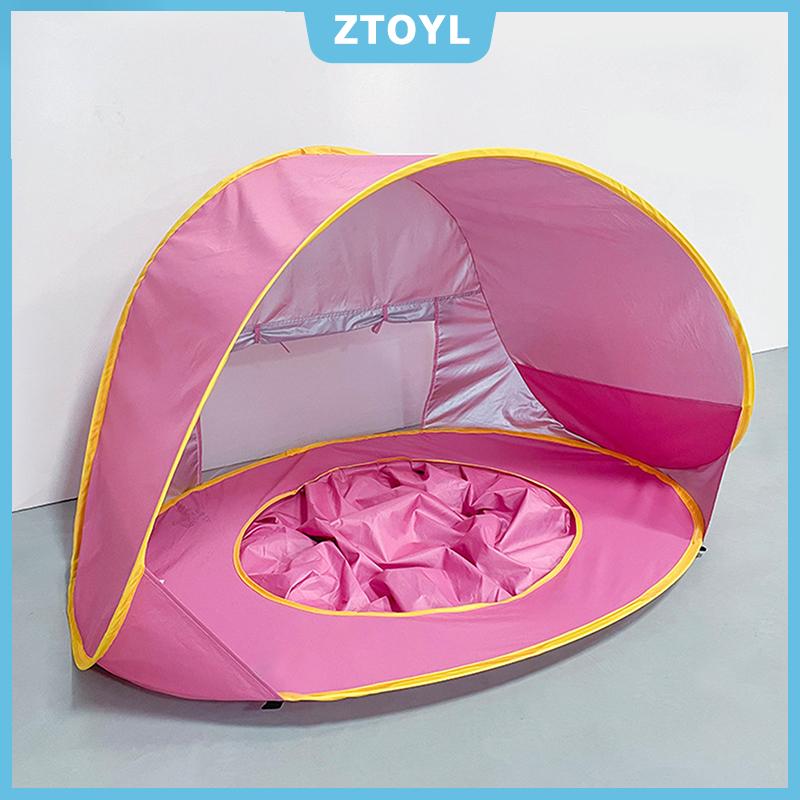 ZTOYL เต็นท์ชายหาดสำหรับเด็กทารกที่บังแดดสระว่ายน้ำป้องกันรังสียูวีของเด็กทารกของเล่นกลางแจ้งสระว่ายน้ำเล่นในบ้านเต๊นท์ของเล่นสำหรับเด็ก ราคา 375 บาท*ส่งฟรี