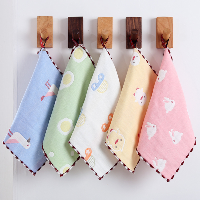 Khăn vuông gạc 6 lớp sợi tre cho trẻ sơ sinh và trẻ nhỏ, khăn mặt sơ sinh chất liệu vải mềm mại A82 Baby World