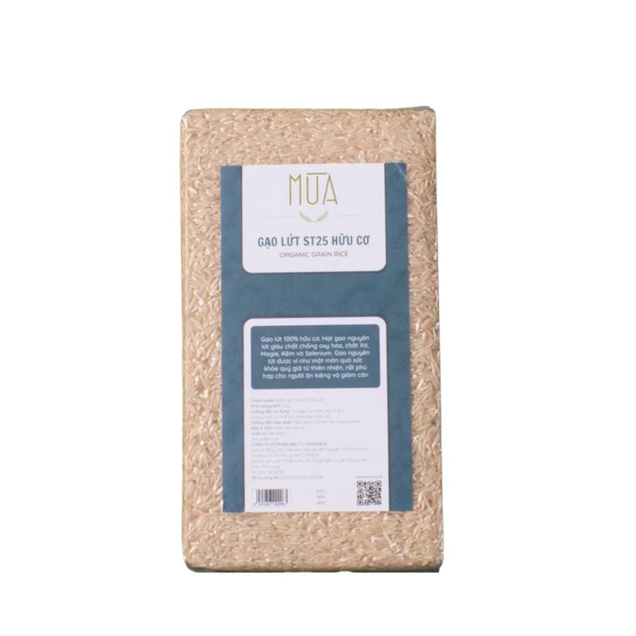 Gạo Lứt ST25 hữu cơ Mùa 2kg