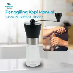 One Two Cups Alat Penggiling Kopi Manual Coffee Grinder Adjustable - TS-01