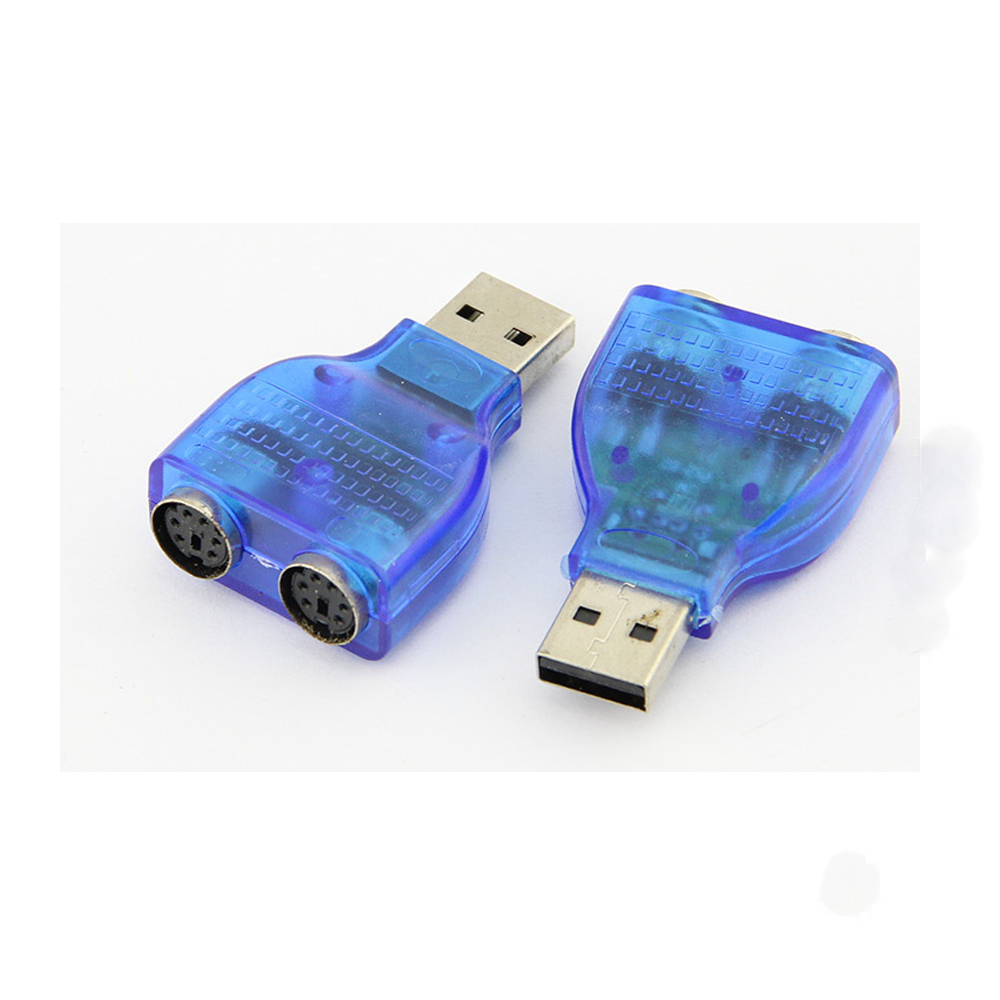 USB to PS 2 - Đầu chuyển đổi USB ra PS 2 cho Bàn phím và Chuột máy vi tính