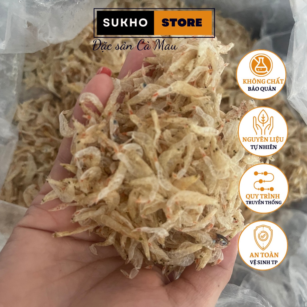 250g ruốc khô, sấy tự nhiên bao sạch dùng nấu canh - Sukho Store