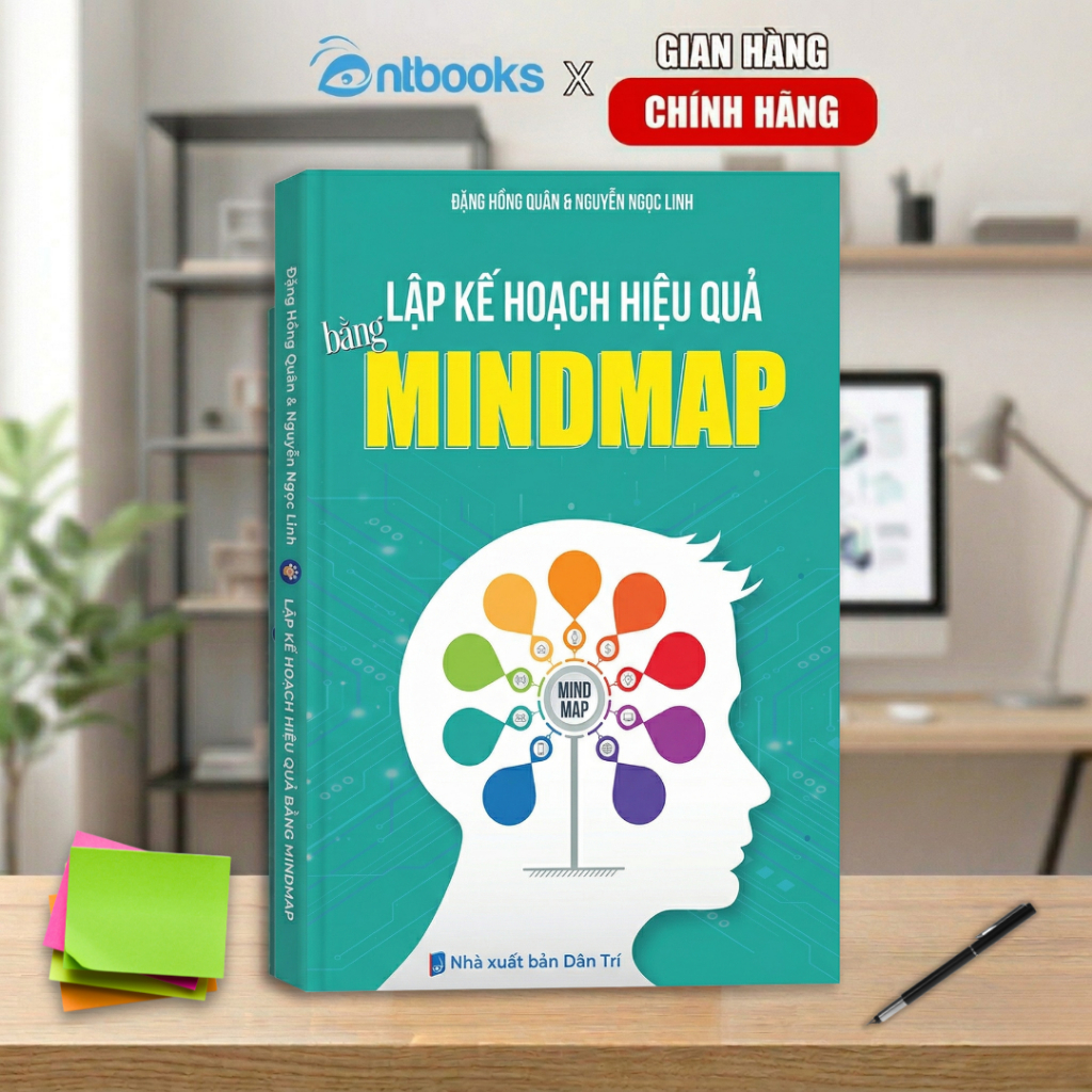 Sách - Lập kế hoạch hiệu quả bằng Mindmap, In Màu - Tặng Kèm Video Sách Nói