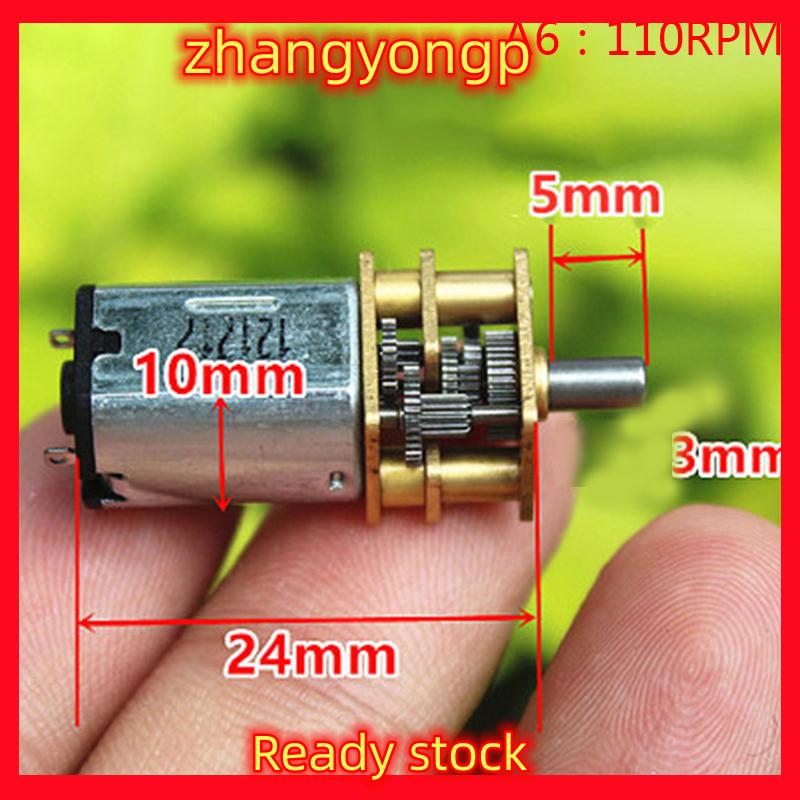 [ZY] Legend Micro N20 Bánh Động Cơ Tốc Độ Chậm Kim Loại Hộp Số Giảm Tốc Động Cơ Điện Tự Làm Đồ Chơi - 7