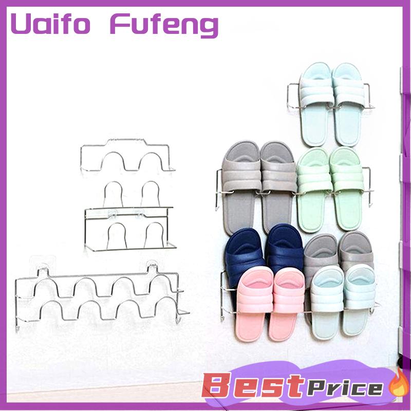 Uaifo Giá Đựng Dép Gắn Tường Kệ Treo Giá Sắp Xếp Giày Móc Treo