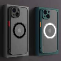 For Apple iPhone 17 16 15 14 13 12 11 Pro Max Mini 14 Plus X XR Xs Phone Case Shockproof Armor Luxury For Magsafe Wireless Charge Cover