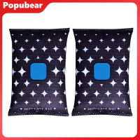 1/2Pcs 200g Reusable Desiccant Pack Color Indicating Silica Gel Desiccant Packet Dehumidification Bag Storage Bins Suitcase Electronics Moisture Absorber