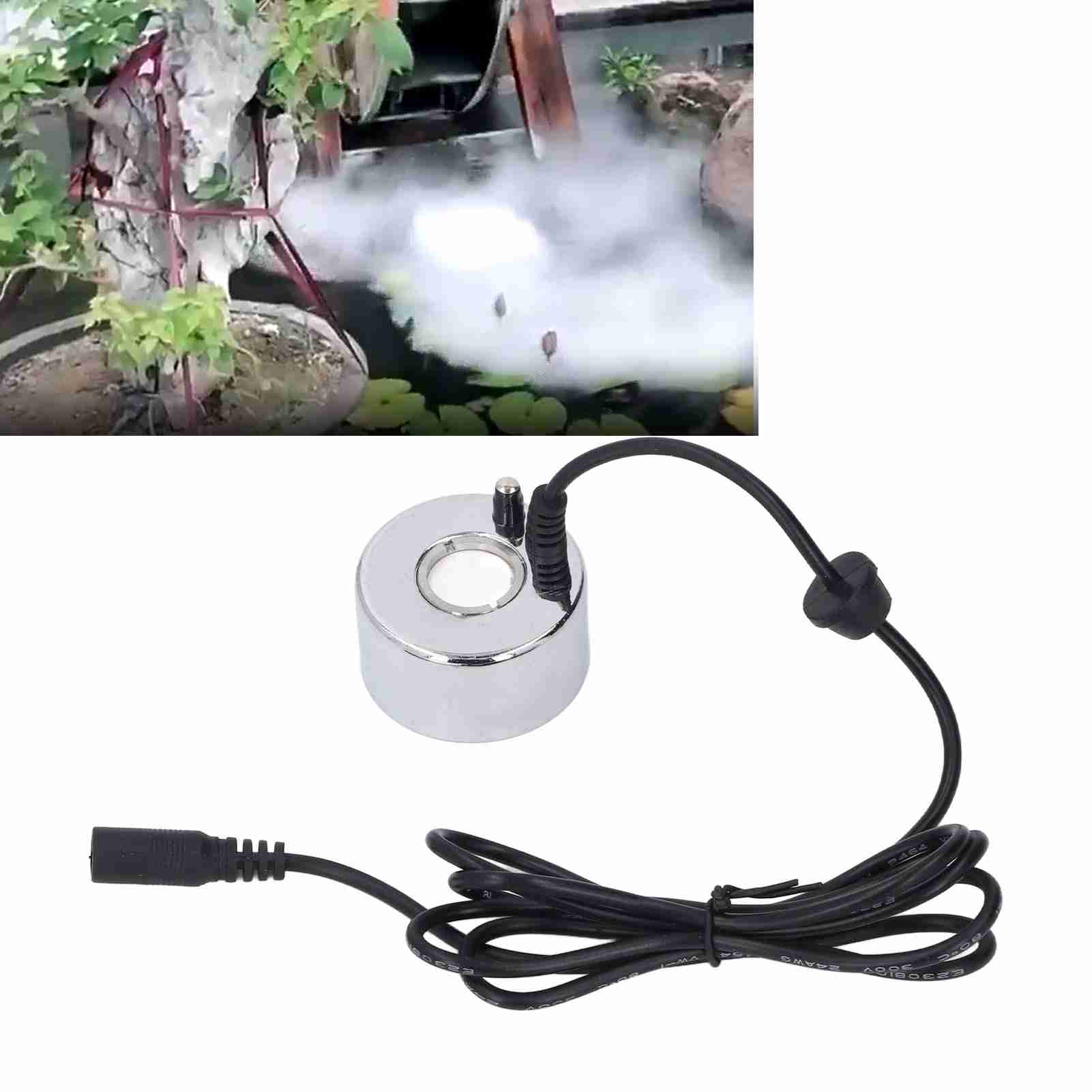 Ultrasonic Mist Maker High Efficiency Ultrasonic Water Pond Fountain Fogger for Landscaping and Gardening Areas ราคา 305 บาท*ส่งฟรี