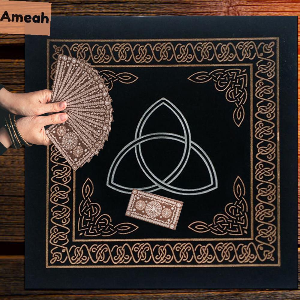 AMEAH Constellations Divination Altar Board Game Velvet Cloth Tarot