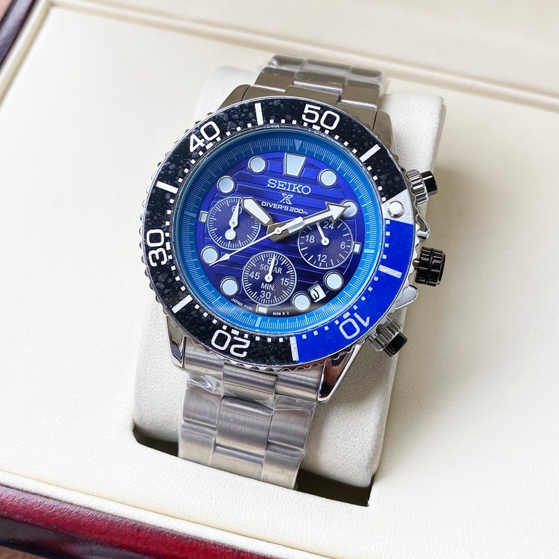นาฬิกาข้อมือผู้ชาย AMMA Seiko Timeless Classic Minimalist Fashion Calendar Quartz สายเหล็ก SEO ราคา 10,140 บาท*ส่งฟรี