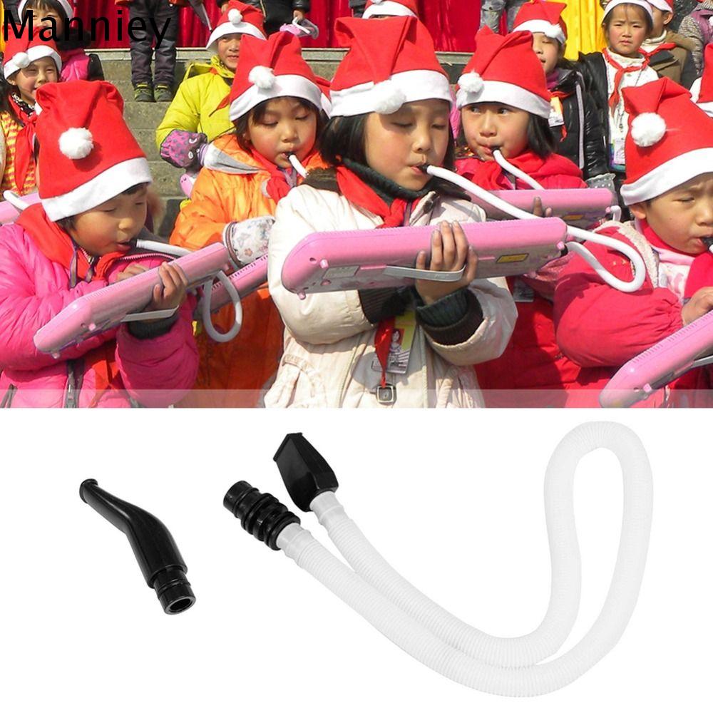 MANNIEY Tiền Tệ Ống mềm Melodica ABS Co giãn Ống ngậm Pianica Phụ kiện âm nhạc An Ninh Miệng ống Melodica Phím 32 / 37