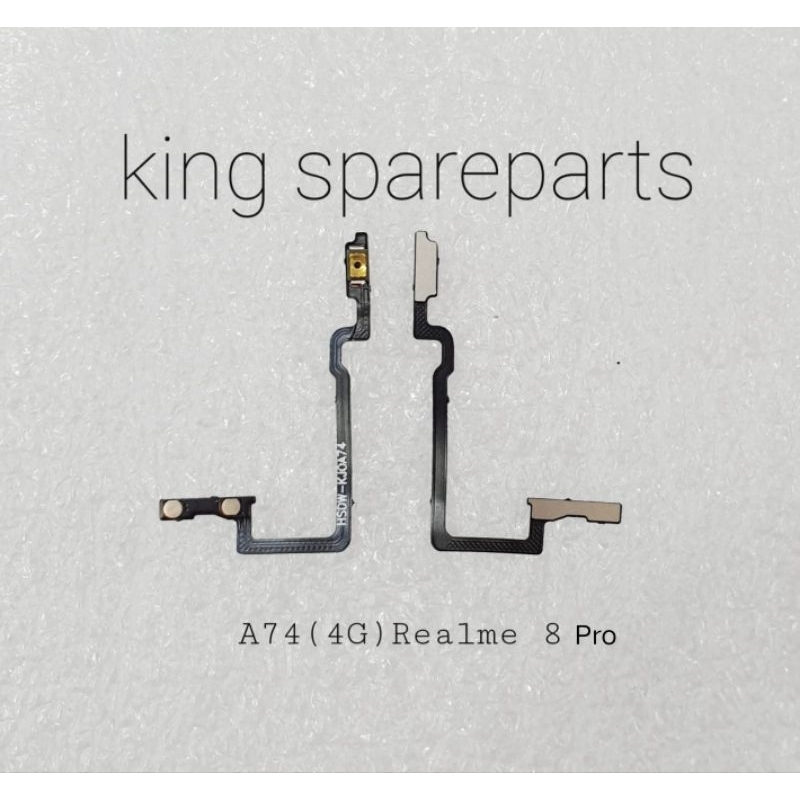 FLEXIBEL FLEXIBLE FLEKSIBEL OPPO A74 4G REALME 8 PRO ON OF OFF ORIGINAL Harga 7,000 rupiah*Gratis Ongkir