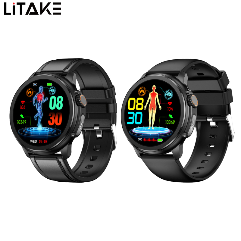 ET481 Smartwatches ECG Monitor 1.43-inch AMOLED Touchscreen Smart Watch IP68 Waterproof Compatible For IOS Android ราคา 1,432 บาท*ส่งฟรี