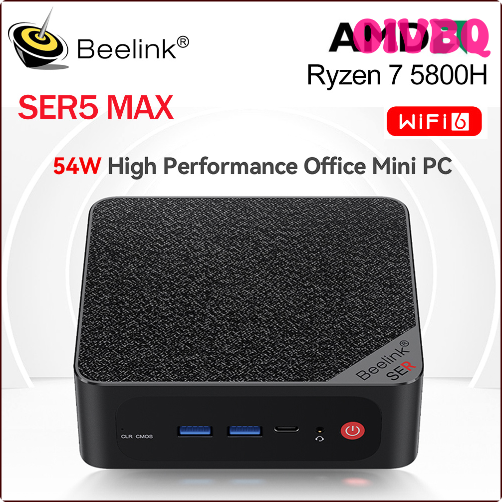 Beelink Ser7 Ryzen7 7840Hs 65W Mini Pc Ddr5 32Gb Ssd Nvme Ssd
