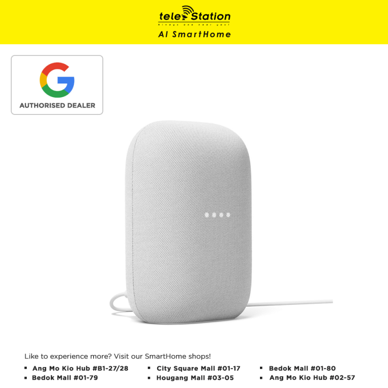 Google Nest Audio Smart Speaker (1 Year Local Warranty) Singapore