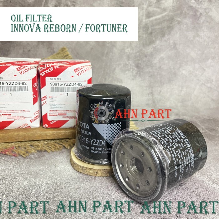 FILTER OIL SARINGAN OLI TOYOTA INNOVA INOVA REBORN FORTUNER DIESEL HILUX VIGO 90915-YZZD4 Harga 47,500 rupiah*Gratis Ongkir