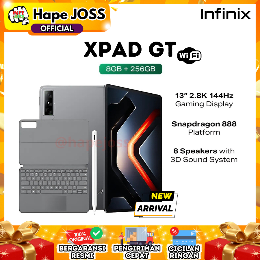 Infinix XPad GT 8/256GB WIFI Only ( FREE Keyboard+pencil ) Resmi Giá 6,499,000 Đồng*Miễn phí vận chuyển