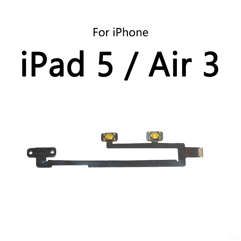 【Be worth】 Power Button Switch Volume Button On / Off Flex Cable For 2 Air 3 4 5 6 Mini 1 2017 9.7 i