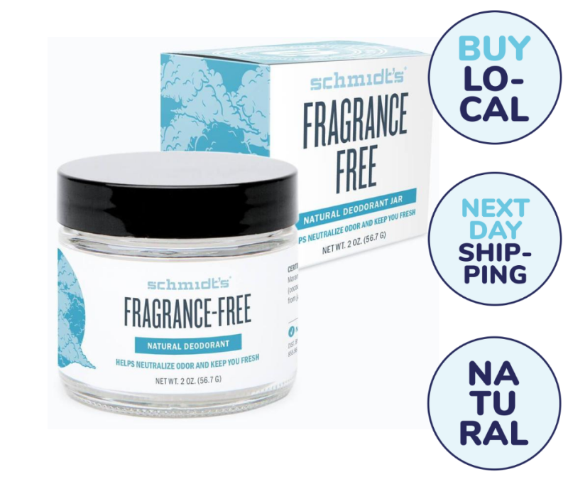 Buy Schmidts Natural Deodorant Jar Fragrance Free Singapore