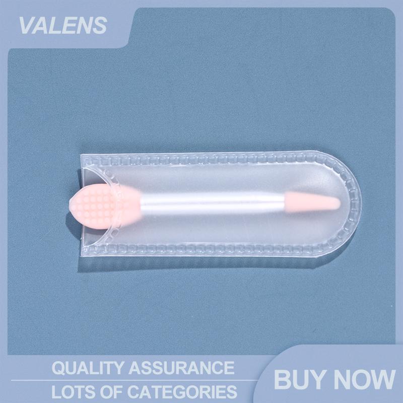 [Valen] Housewear Furnishings 1 cây cọ môi silicon Hai đầu Mini dụng cụ làm đẹp - 6