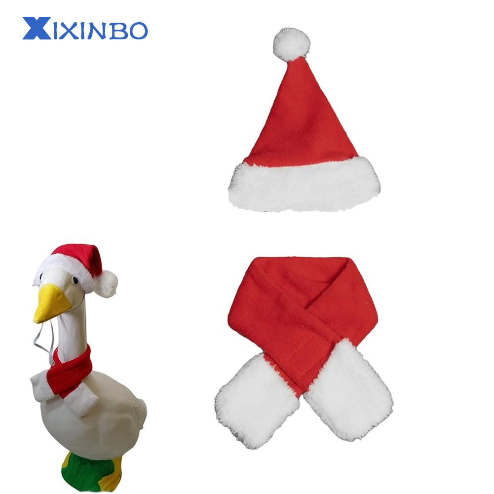 【YF Elife】 23 inch porch goose costume scarf and hat set for outdoor holiday decor 【New Arrival】 ราคา 204 บาท*ส่งฟรี