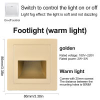 diymore Outdoor Step Lights Stair Lights Indoor Waterproof 6000k 3000k LED Deck Lights for Staircase Steps Indoor & Outdoor