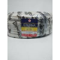 Kabel Eterna NYM 3x15 panjang 50meter 3x1.5 putih tunggal kawat