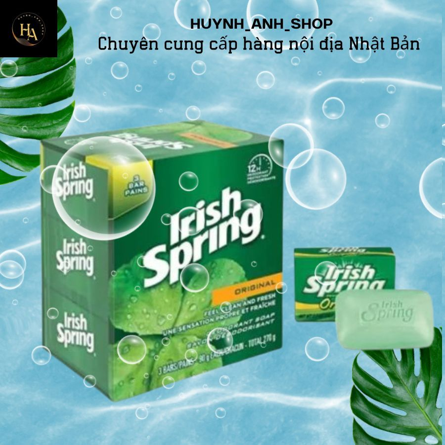 Xà bông cục irish spring original 104.8g