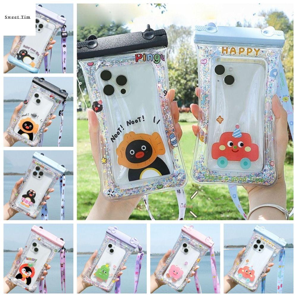 SWEET TIM เคสกันนํ้าสงกรานต์ การ์ตูนลายการ์ตูน เคสโทรศัพท์กันน้ำ สากลสากลสากล ถุงอากาศอากาศ กระเป๋าป้องกันโทรศัพท์ กระเป๋าใส่โทรศัพท์ดำน้ำ พีวีซีพีวีซี กระเป๋าใส่โทรศัพท์มือถือ เทศกาลน้ำกระเซ็น ราคา 42 บาท*ส่งฟรี