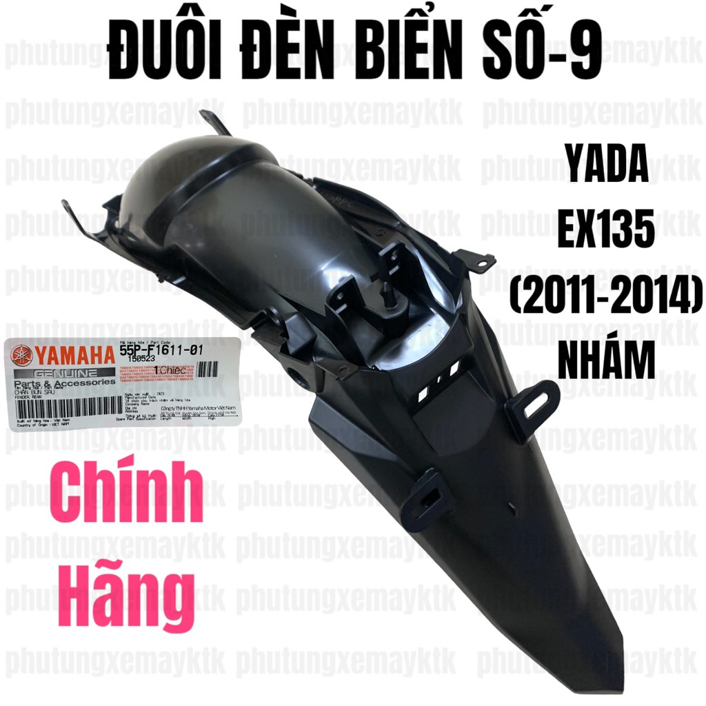 Yada-ex135-nhám-9 đuôi đèn biển số{chắn bùn sau
