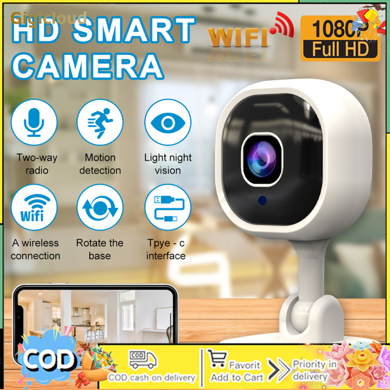 A3 1080p Surveillance Camera 360-degree Rotating Pir Motion Detection Night Vision Wireless Wifi Cam ราคา 494 บาท*ส่งฟรี