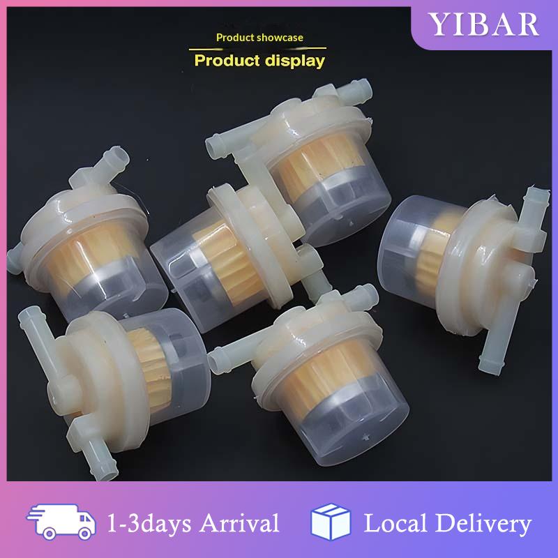 【YIBAR】 1pcs chuyên nghiệp Moto động cơ nhỏ Bộ lọc phổ quát xe Motocycle Lọc nhiên liệu động cơ Inline ATV nhiên liệu khí lọc với nam châm