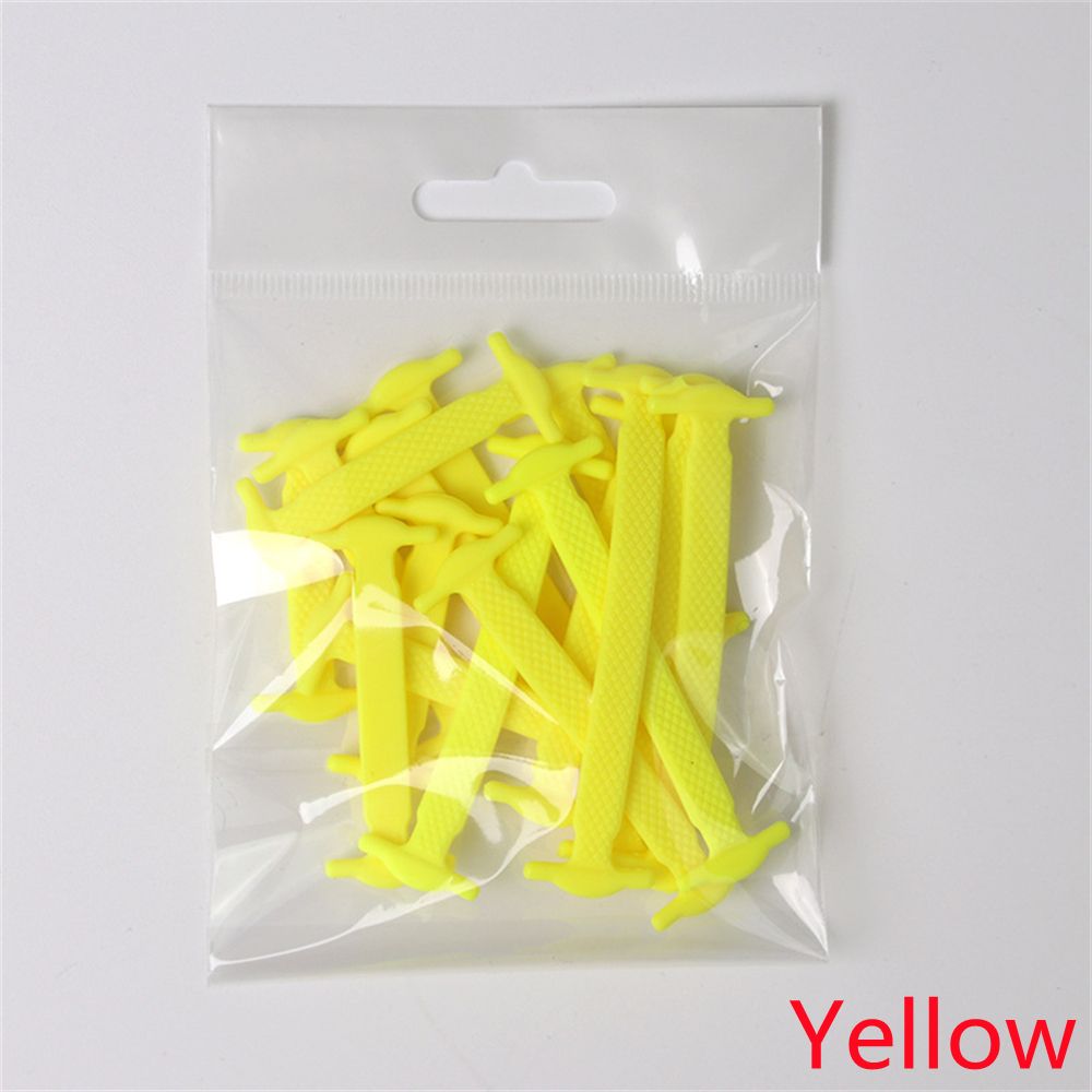KANNERT 16pcs 16 cái Dễ dàng Căng ra Unisex Phụ nữ Không mệt mỏi Đàn ông đàn hồi Silicone Không ràng buộc Dây giày