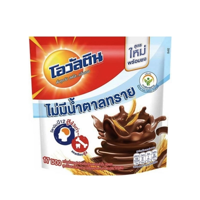 โอวัลติน 3IN1 ไม่มีน้ำตาล 30กX14 ราคา 122 บาท*ส่งฟรี