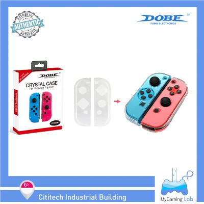 [SG Wholesaler] DOBE Nintendo Switch 12 IN 1 Protective Pack Console Joy-Con Crystal Case