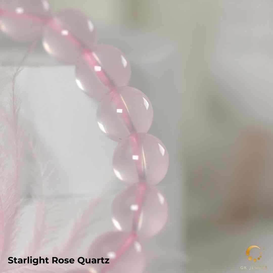 Starlight Rose Quartz Bracelet