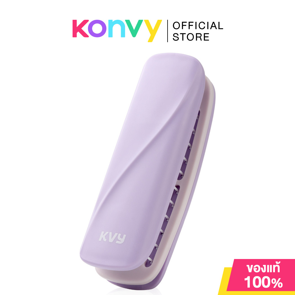 KVY Mirror Folding Comb #Purple เควีวาย หวีพับพร้อมกระจก 2in1 สีม่วง ราคา 139 บาท*ส่งฟรี
