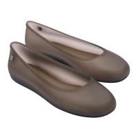 Melissa Soft Ballerina Essential Comfortable Ballerina for Ladies Clear Brown