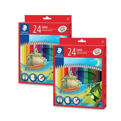 STAEDTLER LUNA Colour Pencil 24 Colors [Twin Pack] / Art & Craft