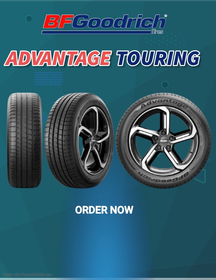 BF GOODRICH ADVANTAGE TOURING 195/55 R16 BAN MOBIL PROTON PREVE, SUZUKI BALENO HATCHBACK NEW, TOYOTA ALTIS NEW Harga 1,220,000 rupiah*Gratis Ongkir