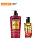 Combo Cho Tóc Xơ Rối Dầu Gội Suôn Mượt TRESemmé Keratin Smooth 640G & Serum TRESemmé Keratin Smooth 100Ml